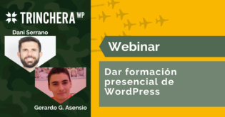 Dar formación presencial de WordPress