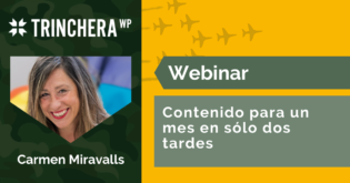 Contenido para un mes en sólo dos tardes