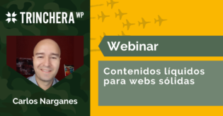 Contenidos líquidos para webs sólidas