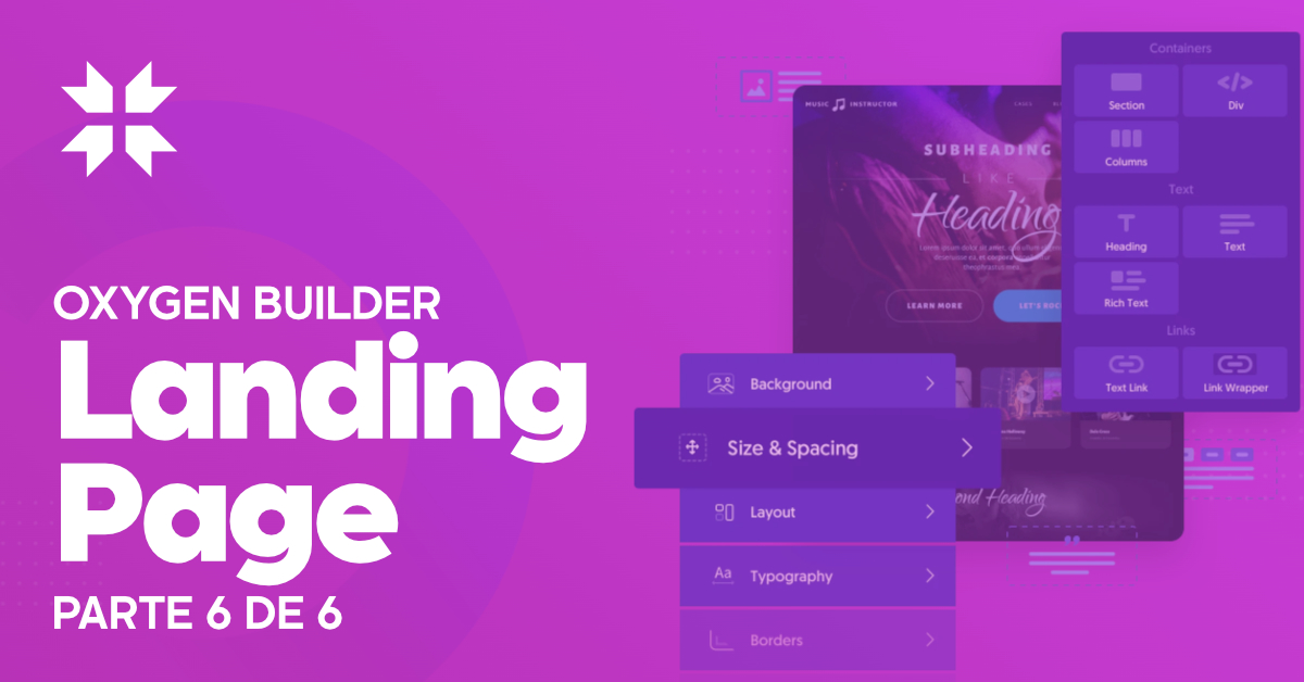 Oxygen Builder Landing Page - Trinchera WP