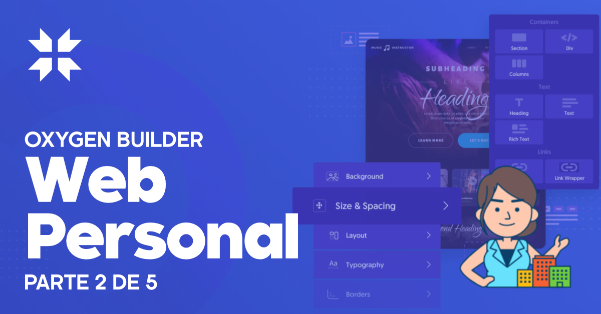 Oxygen Builder web Personal - Trinchera WP