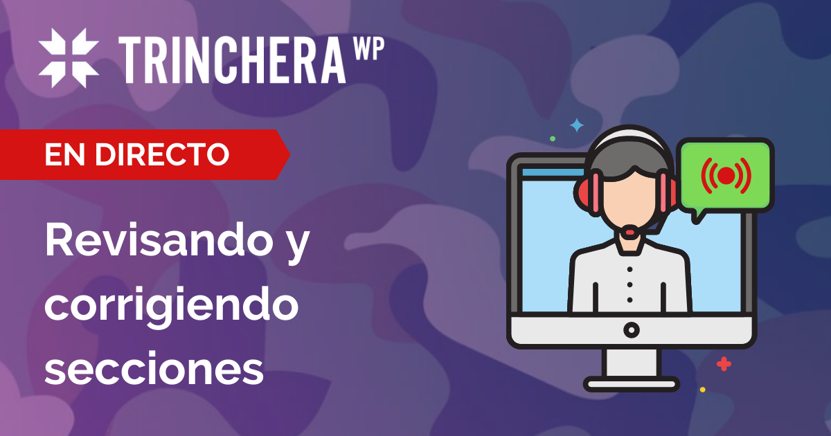 Revisando y corrigiendo secciones